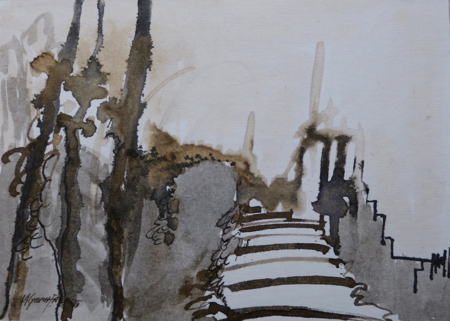 Encre aquarellée 2 - 13x18cm