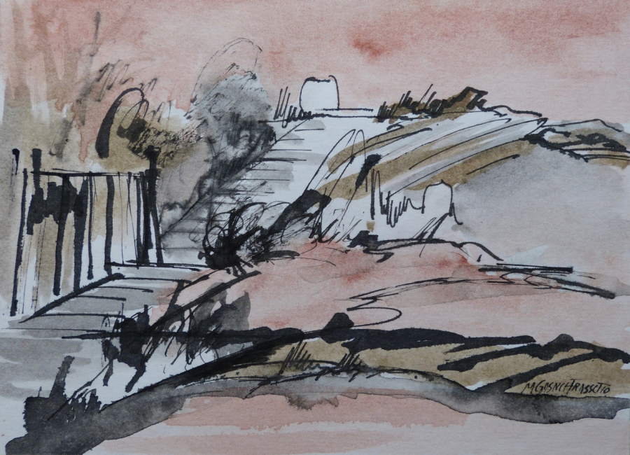 Encre aquarellée 4 - 13x18cm