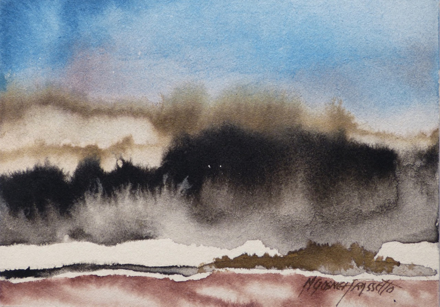 Encre aquarellée 6 - 13x18cm