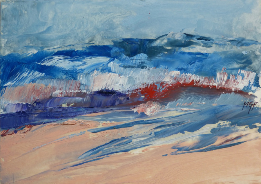 Huile sur carton 6 - 13x18cm