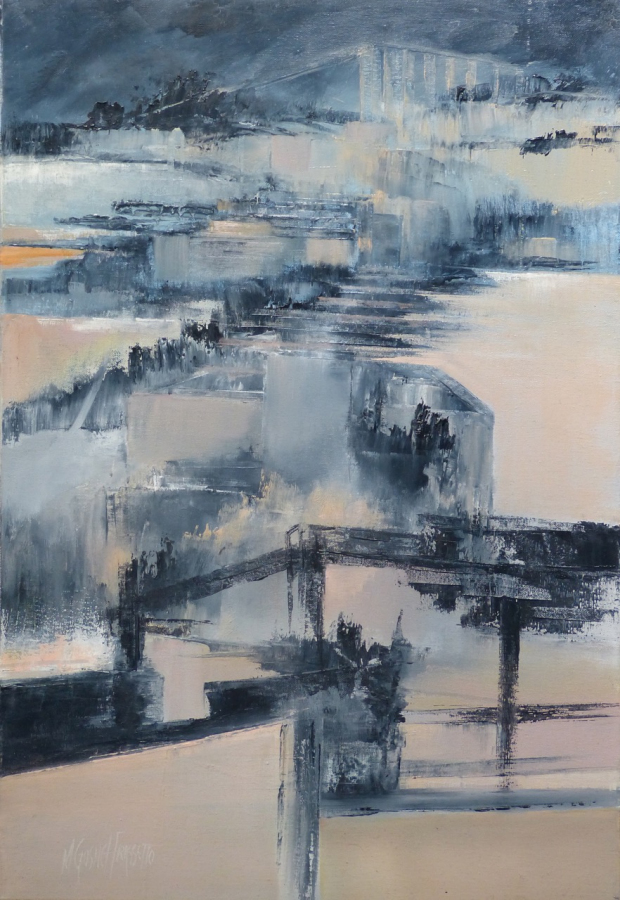 Le temple - 73x50cm