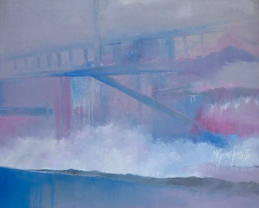 Passerelles oniriques 100x81cm