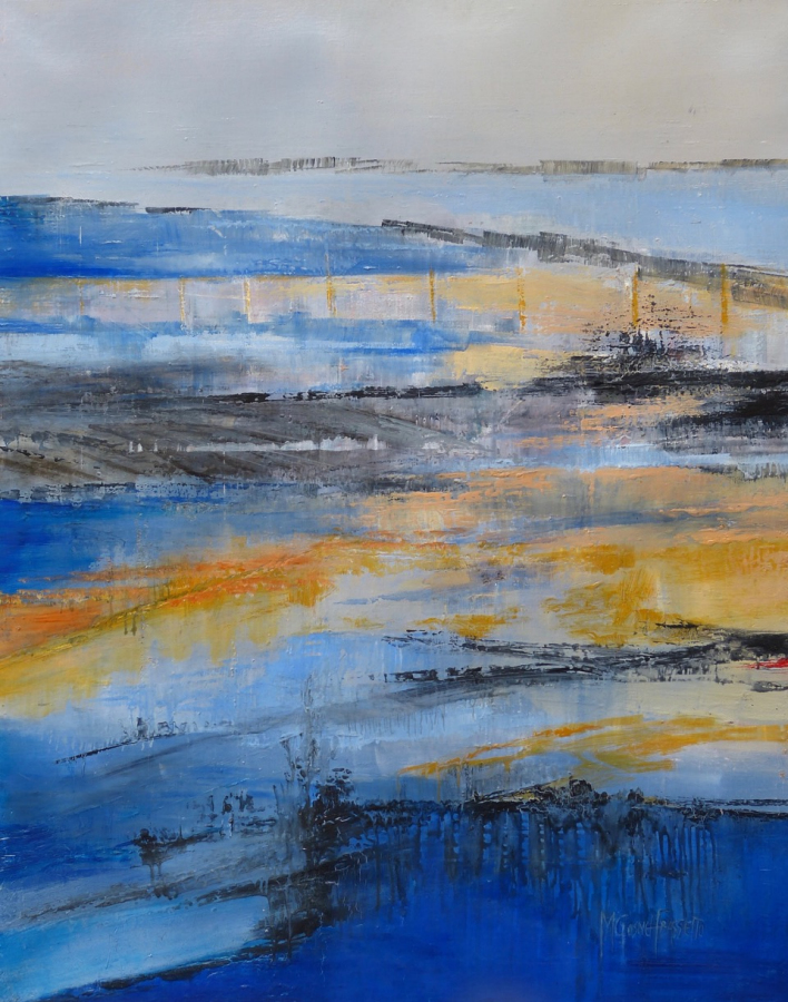 Requiem pour aviso - 100x81cm