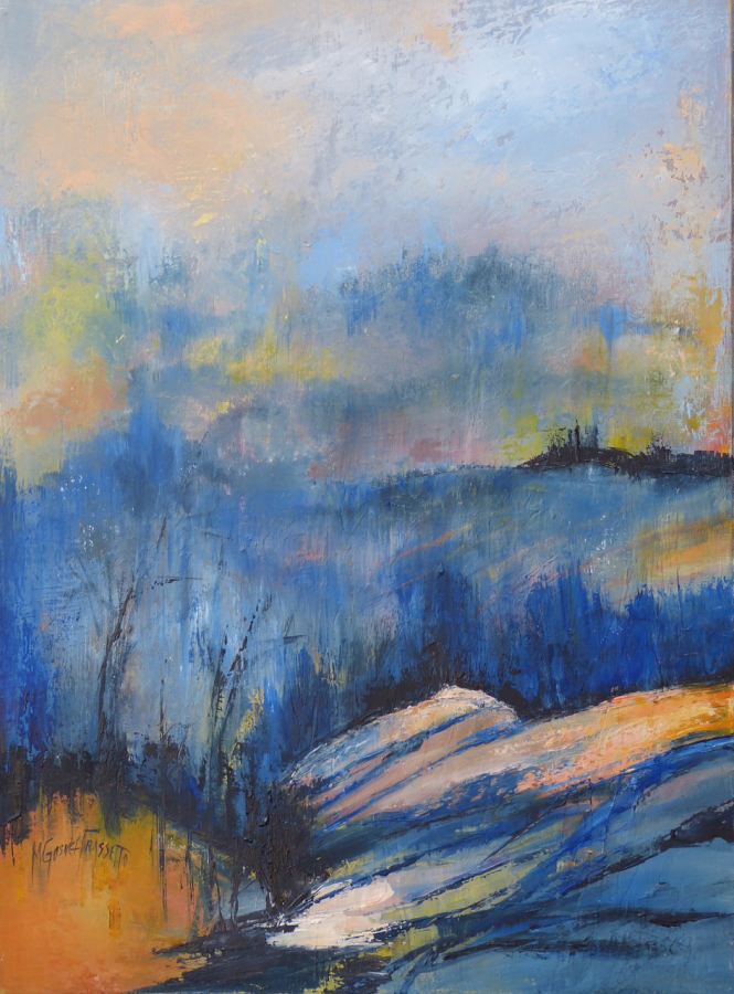 Vallée bleue 73x54 cm